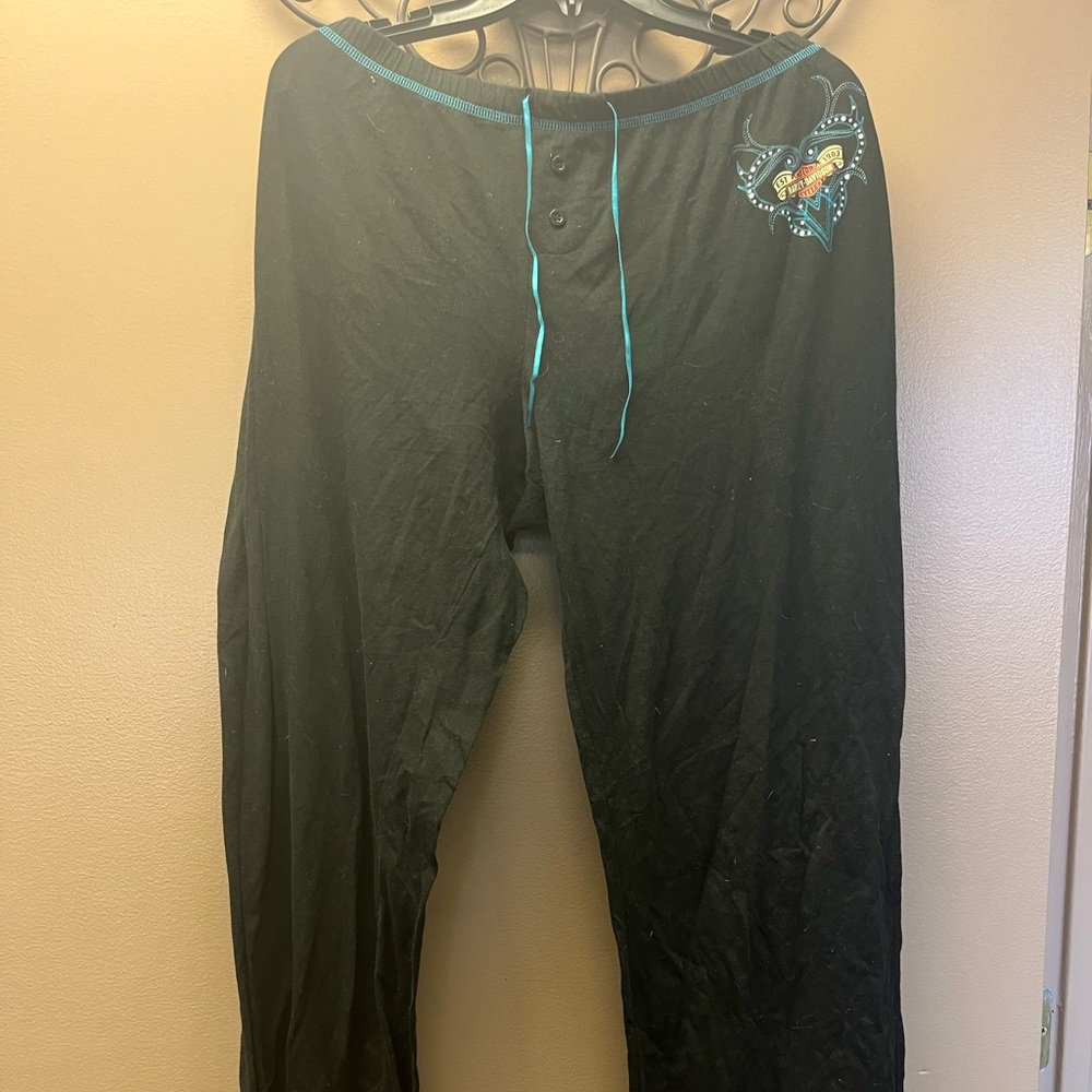 Harley Davidson women’s lounge pants.
